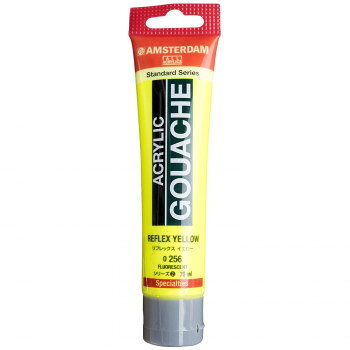 アムステルダム アクリリックガッシュ 70ml　リフレックス　イエロー　AAG70 256　449727 文具・玩具 文具
