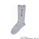 神戸生絲 コベス 紳士柄しめつけません綿混ソックス24-27cm 5952 グレー アパレル メンズ メンズ靴下・レギンス・スパッツ