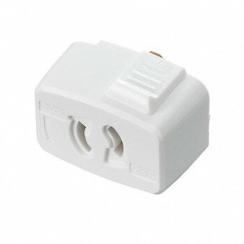 YAZAWA(ヤザワコーポレーション) ライティングダクト用抜け止コンセントプラグホワイト SF6013WH スポ..