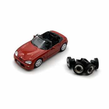 ビ-エムクリエイションズ スズキ カプチーノ 98 レッド RHD 1/64スケール 64B0090 インテリア 置物・掛け時計