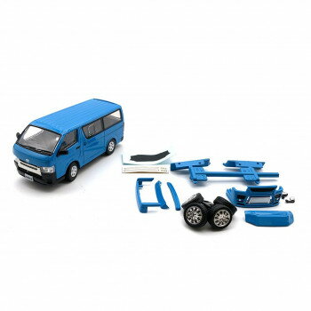 ビ-エムクリエイションズ トヨタ 2015 ハイエース KDH200V ブルー カスタム RHD 1/64スケール 64B0235 インテリア 置物・掛け時計