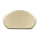 福井クラフト 尺5浪漫半月盆 シャンパンゴ-ルドアクアSL 15005520 家事用品 台所用品