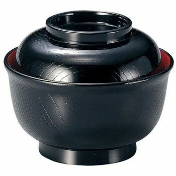 福井クラフト　姫木目丼 黒内朱 33100610 家事用品 食器