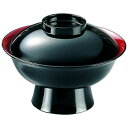 福井クラフト 8.0寸飛龍椀(蓋親) 黒内朱 30120120 家事用品 食器