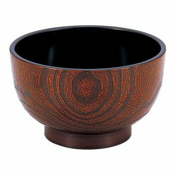 福井クラフト 5寸桐木目丼 栃内黒 33502310 家事用品 食器