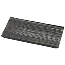 福井クラフト 流木盛皿(中)いぶし銀塗 270*158*22 51523880 家事用品 調理用品