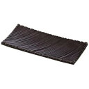 福井クラフト 27cmしのぎ波彫皿 黒銀いぶし塗 51060555 家事用品 調理用品