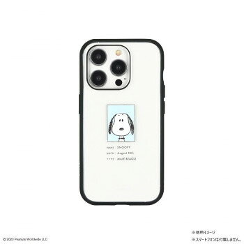 ピーナッツ IIIIfit Clear iPhone15 Pro対応ケース ピクチャー SNGG-08E パソコン・AV機器関連 PC・携帯関連