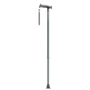 バンブーステッキ ワイド グレー 104984 ベビー/シルバー 介護用品