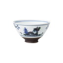 西海陶器 ハルヒ碗 染山水 青 大 20792 家事用品 食器