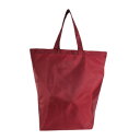 優美社 9025-00 コンパクトエコバッグ17L ダークレッド 服飾雑貨 小物(手袋・マフラー等)
