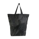 優美社 9025-00 コンパクトエコバッグ17L ブラック 服飾雑貨 小物(手袋・マフラー等)