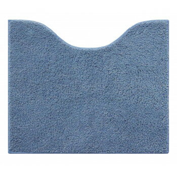 ナチュラルトイレマット　50×60cm プレーンブルー 家事用品 トイレマット・カバー類