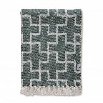 シンプルなリピートデザインで、フリンジ付きのスロー。インテリアにスッと馴染む、MUKTの柄。サイズW200×D140cm個装サイズ：50.0×35.0×8.0cm重量個装重量：1255g素材・材質コットン、ポリエステル生産国インド至福の時間を共に過ごすファブリックをご提案