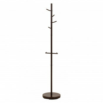 不二貿易 C/D:27957 バッグスタンド付きハンガー パウリ BR 家具/収納 収納用品