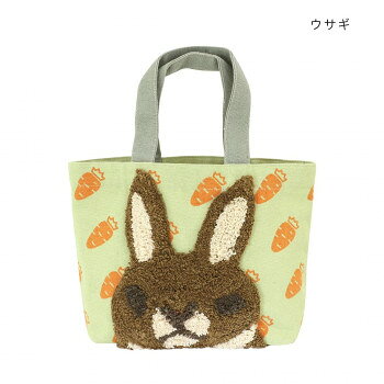 ぽこもこキャンバストート ウサギ 14223750316 服飾雑貨 バッグ