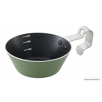 「スヌーピー」クッキングシェラカップ　SN-136B・カーキ 家事用品 調理用品