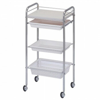 C-416 コンパクトセット台 ホワイト 14161 家具/収納 オフィス収納