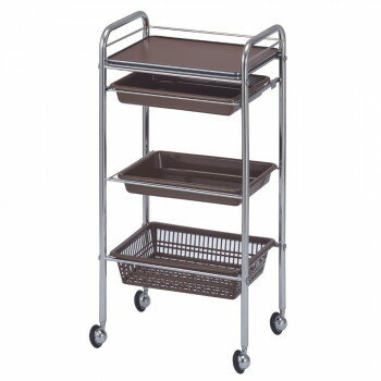 C-416 コンパクトセット台 ブラウン 14167 家具/収納 オフィス収納