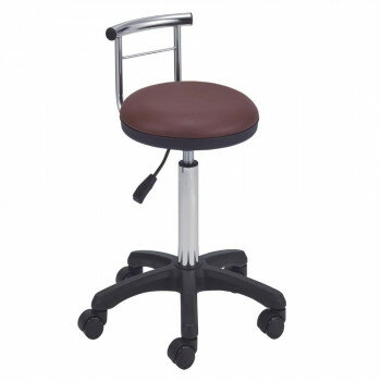 LB-14 背付きスツール ブラウン 60347 家具/収納 オフィス収納