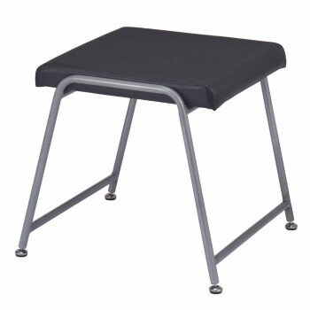 CB-825 スタッキングチェア ブラック 58250 家具/収納 オフィス収納