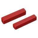 墨運堂 カラー文鎮2本組 赤 550g 文具・玩具 文具