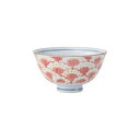 西海陶器 花弁 茶碗 赤 家事用品 食器