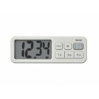 TANITA タニタ 抗菌でか見えタイマー TD-431 マットグレー 家事用品 台所用品