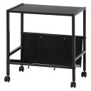 不二貿易 C/D:17611 ファイルワゴン1段 ブラック TG-1 BK 家具/収納 家具 ラック その他