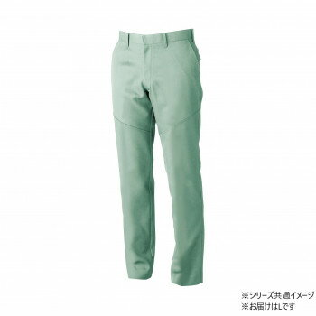 桑和 9669-99 スラックス(ノータック.脇ゴム) Lサイズ モスグリーン(107) SOWA アパレル　メンズ メンズ（その他）