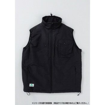 桑和 8614-06 防寒ベスト Mサイズ インクブラック(564) BEAMS DESIGN アパレル メンズ メンズ(その他)