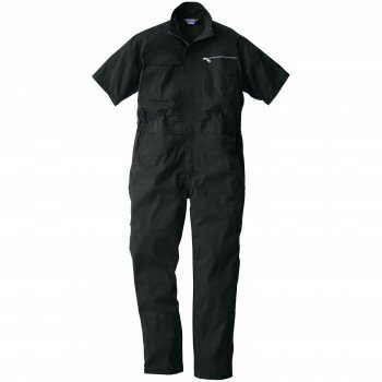 桑和 39017 半袖つなぎ 3Lサイズ ブラック(4) SOWA アパレル　メンズ メンズ（その他）
