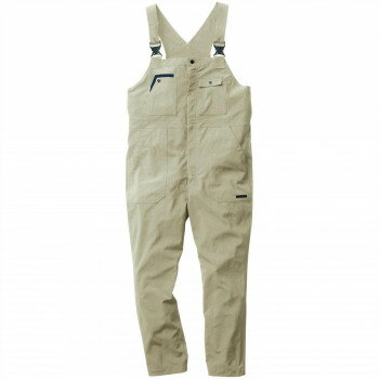 桑和 7789-24 EF用サロペット Lサイズ ベージュ(3) G.G. アパレル　メンズ メンズ（その他）