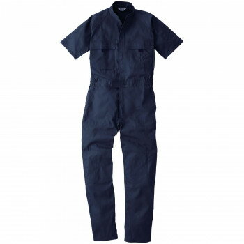 Short Sleeves - 桑和 9007 半袖つなぎ 6Lサイズ ネイビー(1) SOWA アパレル　メンズ メンズ（その他）