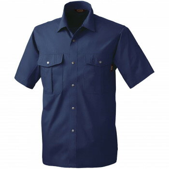 桑和 537 半袖シャツ Mサイズ ネイビー(1) アパレル メンズ メンズ（その他）