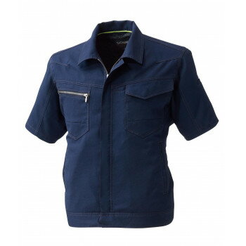 桑和 961 半袖ブルゾン Mサイズ ネイビー(1) SOWA アパレル　メンズ メンズ（その他）