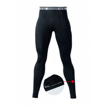 桑和 8335-47 サポートロングタイツ(前開き) Lサイズ ブラック(4) G.G. アパレル メンズ メンズ（その他）