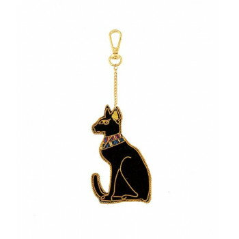 東京かんかん ザリ刺繍キーホルダー バステト M21-2425 服飾雑貨 財布・カードケース