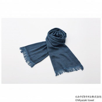 みやざきタオル 今治マフラー エコ 160cm×34cm No.9 ダークネイビー 服飾雑貨 小物(手袋・マフラー等) みやざきタオル 今治マフラー エコ 160cm×34cm No.9 ダークネイビー 服飾雑貨 小物(手袋・マフラー等)