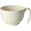 木目持ちやすい茶碗ハンドル付 NBLS1HB クリーム 515011 E1612 ベビー/シルバー 介護用品