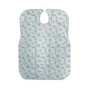 大人用食事用エプロン 070-560025-00 花柄サックス 447759 E1683 ベビー/シルバー 介護用品