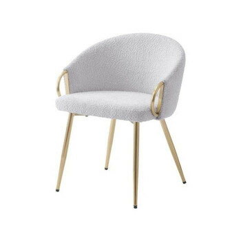 アームチェアです。※北海道・沖縄・離島など一部地域にはお届けできかねますのでご容赦ください。サイズW54×D50×H69×SH45cm個装サイズ：62×47×46cm重量6.0kg個装重量：7000g素材・材質スチール、ポリエステル仕様メッ...