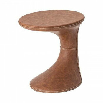 東谷 サイドテーブル ブラウン PT-368BR 家具/収納 家具　イス テーブル