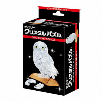 ビバリー クリスタルパズル オウル・クリア 50190 文具・玩具 知育玩具