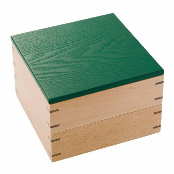 阿瀬眞三商店 弥生二段重 (緑) 127732 家事用品 食器