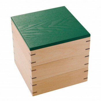 阿瀬眞三商店 弥生三段重 (緑) 127497 家事用品 食器