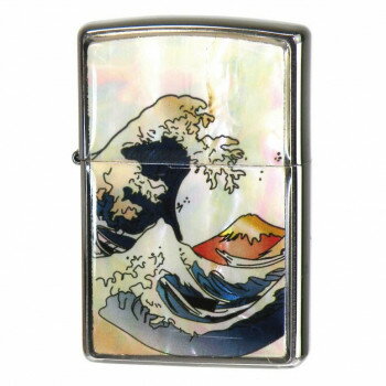 ZIPPO フレーム貝貼りエポ 波富士 その他ライフグッズ（趣味） 喫煙グッズ