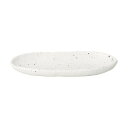 光洋陶器 花伝 新粉引 石目長皿 大 51520090 家事用品 食器