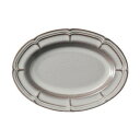 光洋陶器 ラフィネ ストームグレー 30.5cmオーバルプラター 15973046 家事用品 食器