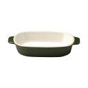 光洋陶器 カントリーサイド モスグリーン オブロングラタン 13427086 家事用品 食器